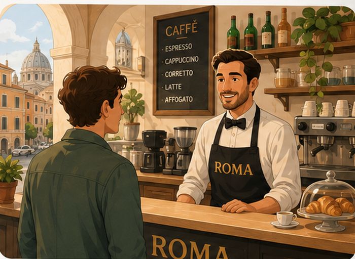 Ilustración de una escena de historia educativa